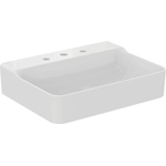 Ideal Standard Conca Ceram - Умивалник 60x45 см, без преливник, с 3 отвора за смесител, бял T379101 (T379101)