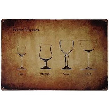 Ceduľa Wine Glasses