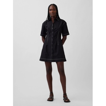 GAP Риза от поплин, мини рокля Gap GAP | Cheren | ЖЕНИ | XXS