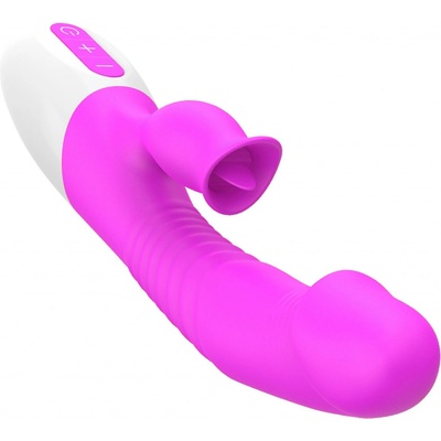Boss Series Fox 7 HT thruster Vyhřívaný rabbit s pulzací a orální stimulací