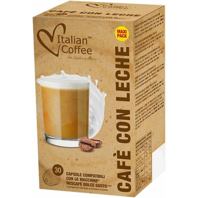 Italian Coffee Nescafe Dolce Gusto Cafe Leche 30 ks