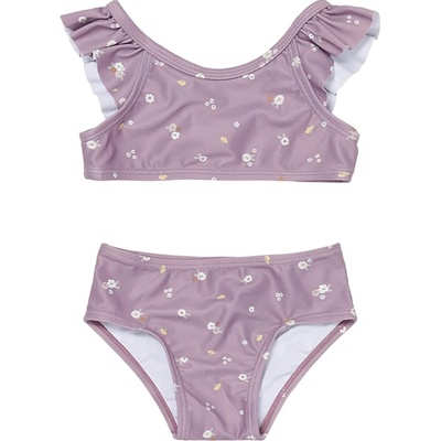 Little Dutch Детски бански с UV 50+ защита Little Dutch Mauve Blossom - 2 части, 74-80 cm, 6-12 м (CL46473517)