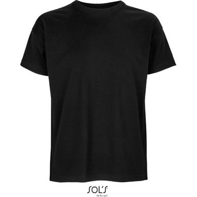 SOL'S BOXY / Мъжка тениска с голям размер - тъмночерна XXL (253806n1105)
