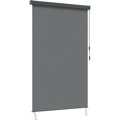 vidaXL Ролетна щора Светлосиво 180 x 250 cm Текстил и Алуминий (42037199)