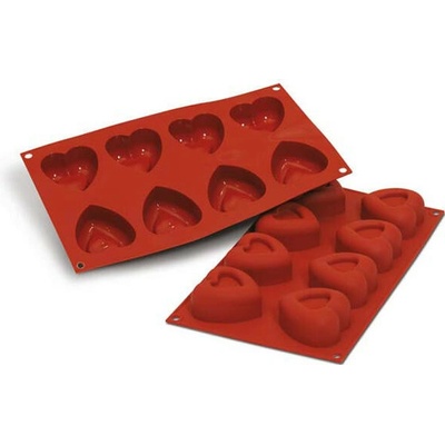 Silikomart Silikonová forma Terakota Savarin srdce 72ml