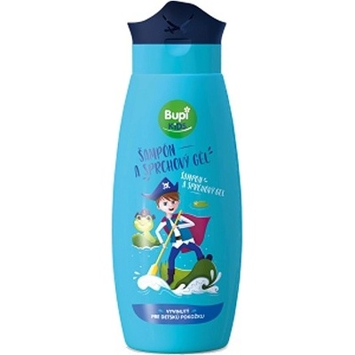BUPI KIDS ŠAMPÓN + SPRCHOVÝ GÉL MODRÝ 250 ml