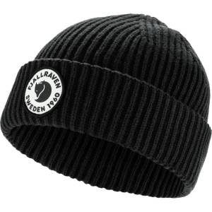 Fjällräven Зимна шапка (beanie) Fjällräven 1960 Lite Logo Hat Beanie - Black - размер One Size (904-5452-0111)
