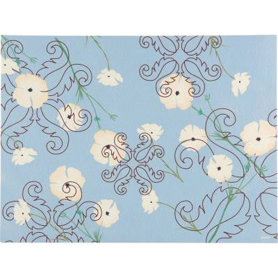 Guzzini Подложка за чинии Fusion на цветя 33 x 44 см небесносиня (127902134)