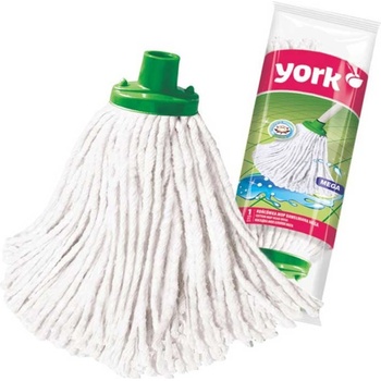 York Моп York Mega, памучен, с конусовидна резба, 220 g (Mega)
