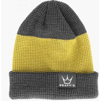 Peaty's Зимна шапка Peaty's Pub AW23 PubWear Merino Beanie - Grey / Sour Lime