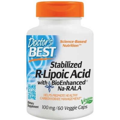 Doctor's Best BEST R-Lipoic Acid / Stabilized NA-R-ALA 100 mg [60 капсули]