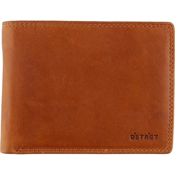 Pánská kožená peněženka DSTRCT Maxim koňak