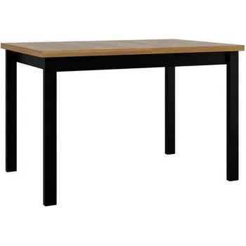 VENETI Rozkládací kuchyňský stůl 120x80 cm ELISEK 1 - dub grandson / černý