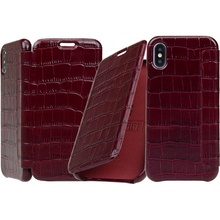 Pouzdro Vínové flipové Samsung Galaxy S9 Carastyle Bordeaux Crocco GFFBOSAMS9BORCR