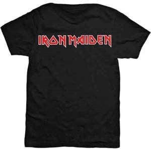 Iron Maiden Logo Тениска с къс ръкав Black XL (IMTEE40MB04)