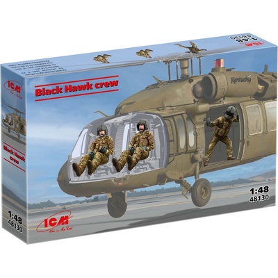 ICM Black Hawk crew 3 figures 1:48