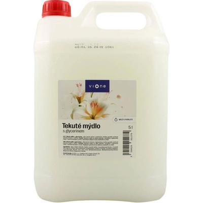 Vione tekuté mydlo s bielou perleťou 5 l kanister