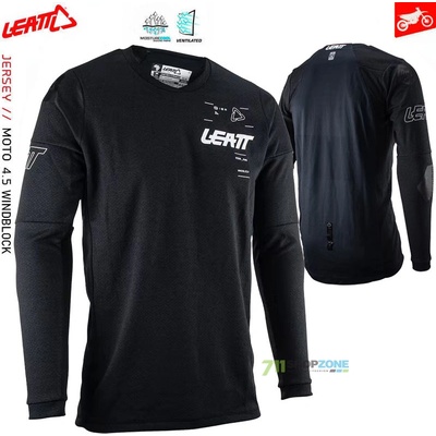 Leatt 4.5 WindBlock čierny