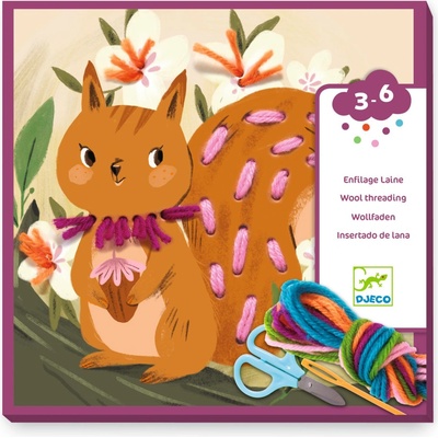 Djeco Úvod do navliekania vyšívania vlnou pre predškolákov