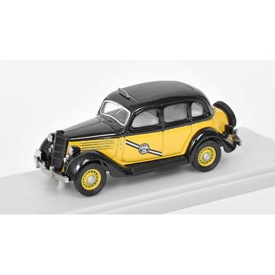 REXTOYS Ford Touring Sedan Yellow Cab 1935 žlutá černá Model ze sbírky 1:43