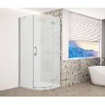 SAPHO Trinity - Четвърткръгла душ кабина 90x90 см, дясна, матирано стъкло/хром GT6590MR-CH (GT6590MR-CH)