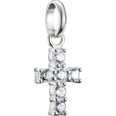 Thomas Sabo connect prívesok charm Cross with white stones CC1206 051 14