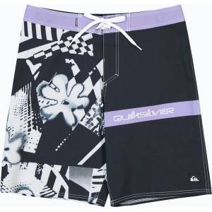 Quiksilver Мъжки бански шорти Quiksilver Surfsilk Straight 20 black block momentum