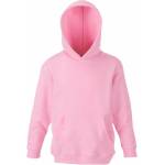 Fruit of the Loom КЛАСИЧЕСКИ ДЕТСКИ СУИТШЪРТ С КАЧУЛКА / Детски суитшърт с двуслойна качулка - светло розов 152 (162043040a7)