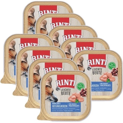 Rinti Leichte Beute Adult kura & hydinové srdcia 9 x 300 g