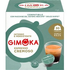 Gimoka Кафе капсули Gimoka Cremoso за Dolce Gusto, 30 бр