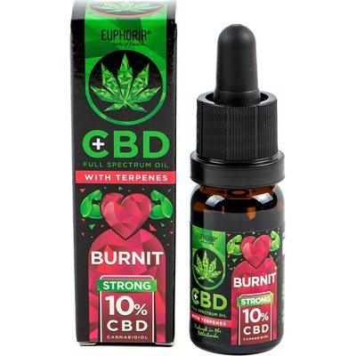Euphoria CBD olej 10% s terpenmi 10 ml 1000 mg BURNIT