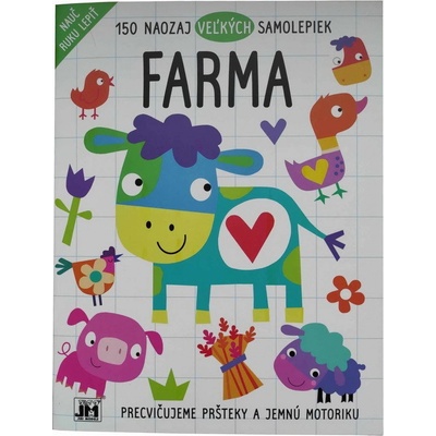 Naozaj veľké samolepky Farma 150 ks