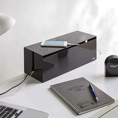 YAMAZAKI Web Cable Box Box na nabíječky černý