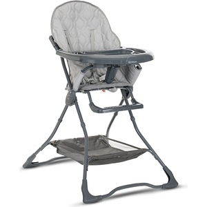 Lorelli СТОЛ ЗА ХРАНЕНЕ bonbon grey leather (10100312506) - bebetabg