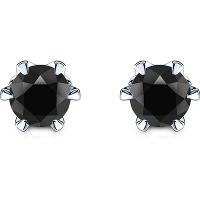 SAVICKI The Journey обеци: бяло злато. черни диаманти