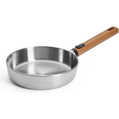 WOLL Универсален тиган LOGIC STEEL 20 cm, със сваляща се дръжка, неръждаема стомана, WOLL (WL1520WLCS)