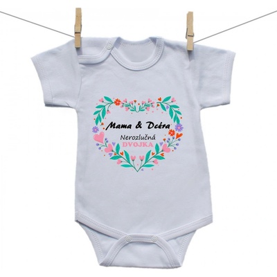 Boodyy Body s krátkym rukávom Mama a dcéra
