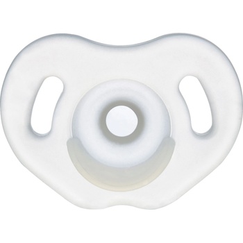 Wee Baby Силиконова залъгалка Wee Baby, - Full Silicone, 0-6 месеца, бяла (561)