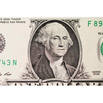 DIMEX ART s. r. o Флизелинов фототапет джордж вашингтон върху долар 375 x 250 см