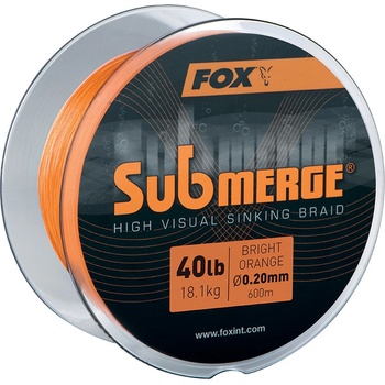 Fox Šnúra Submerge High Visual Sinking Braid 300m 0,20mm 18,1kg