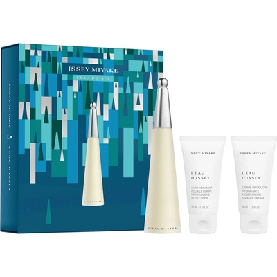 Issey Miyake Комплект L'Eau d'Issey - Тоалетна вода, Лосион и Душ гел, 3 х 50 ml