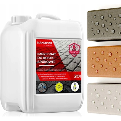Impregnace na zámkovou dlažbu NANOPRO bezbarvá 20 l