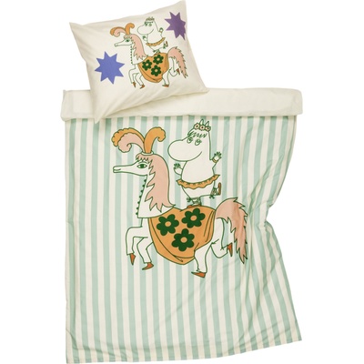 Arabia Спално бельо за деца Arabia Finland Stripes Мумини Circus с калъфка за възглавница 50 x 60 cm 120 x 160 см (1074757)