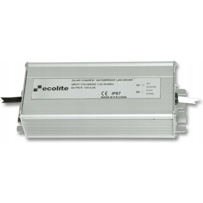 Ecolite El. trafo,230V-12V,12.5A,150W DX-WP-150W/IP67