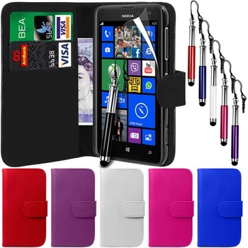 Image 1 of Nokia Lumia 625 Wallet Калъф + Протектор и Стилус