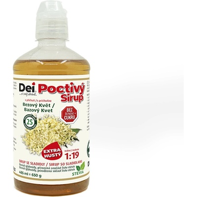 DeiSirup Poctivý Sirup bezový květ 485 ml