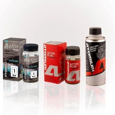 Atomium Active Gasoline 90 ml + Active Gasoline Plus 90 ml + Long Run Engine Flush 285 ml