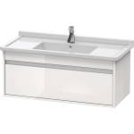 Duravit Ketho - Шкафче за умивалник 41x100x46 см, 1 чекмедже, лъскаво бяло KT666502222 (KT666502222)