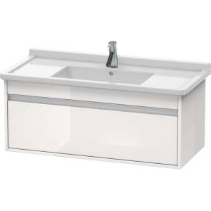 Duravit Ketho - Шкафче за умивалник 41x100x46 см, 1 чекмедже, лъскаво бяло KT666502222 (KT666502222)