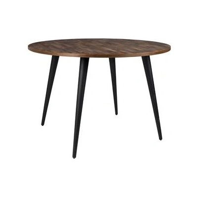White Label Living Jídelní stůl kulatý MO WLL 110 cm přírodní teak